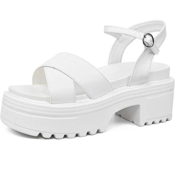 Platform Sandals retro 2000’s NWT - Picture 1 of 11